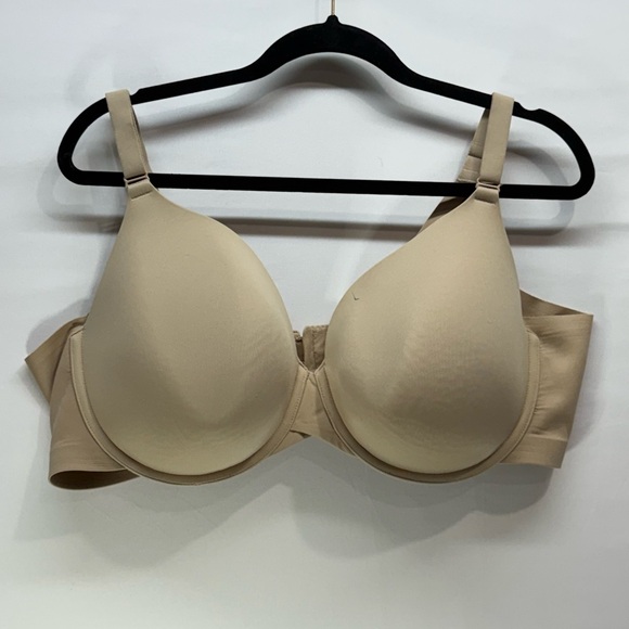 Cacique‎ 44DD Bra Tan Lightly Lined Full Coverage Underwire Back Closure - Picture 1 of 5